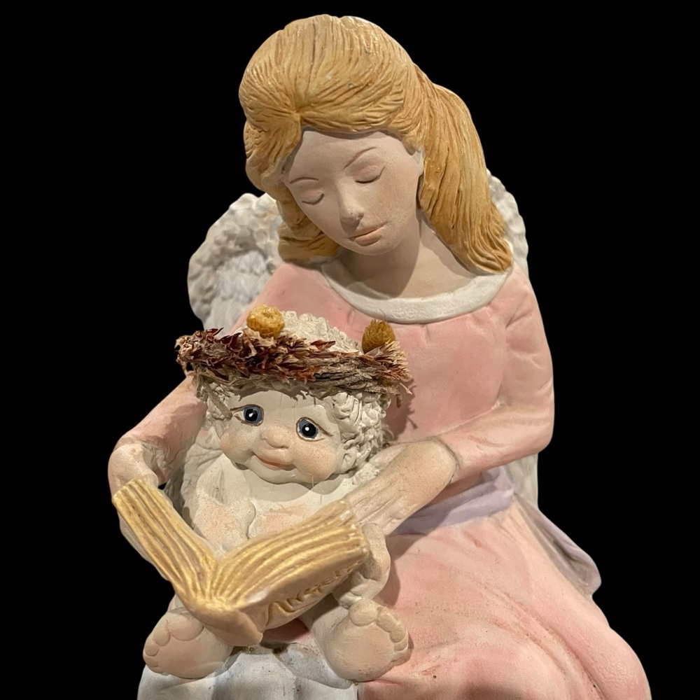 Vintage 1995 Dreamsicles Higher Learning Cast Art Collectible Mother and Child